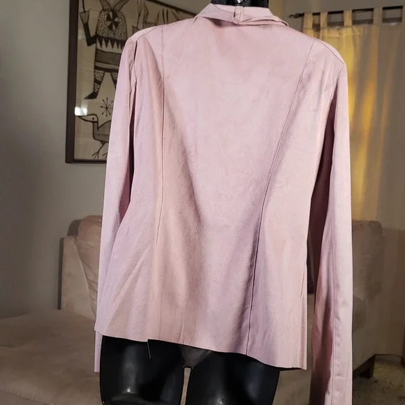 Mote pink faux suede jacket - Picture 5 of 6